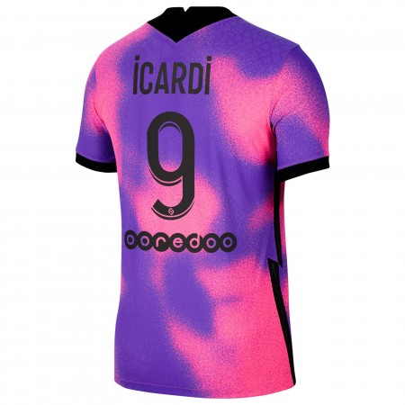 Billiga Fotbollströjor Paris Saint-Germain Mauro Icardi 9 Fourth Jordan tröja 2021 Kortärmad